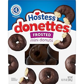 Hostess Donettes Frosted Double Chocolate 10.75 oz (305 g)
