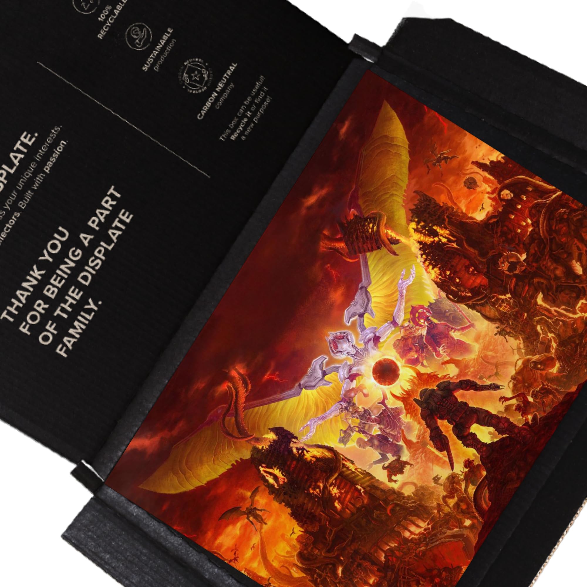 Amazon.com: Displate Official DOOM Metal Poster Magnetic Mounting