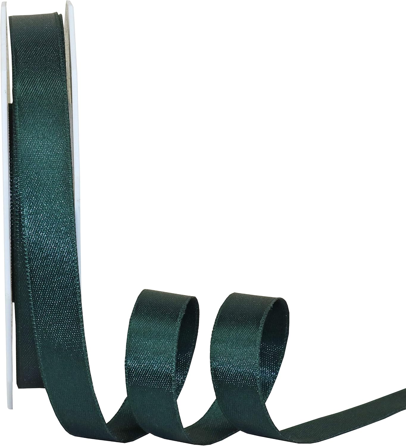 PRÄSENT C.E. Pattberg SATIN pine green gift ribbon, 27 yards for Wrapping Gifts 0.59 inches width - Image 3