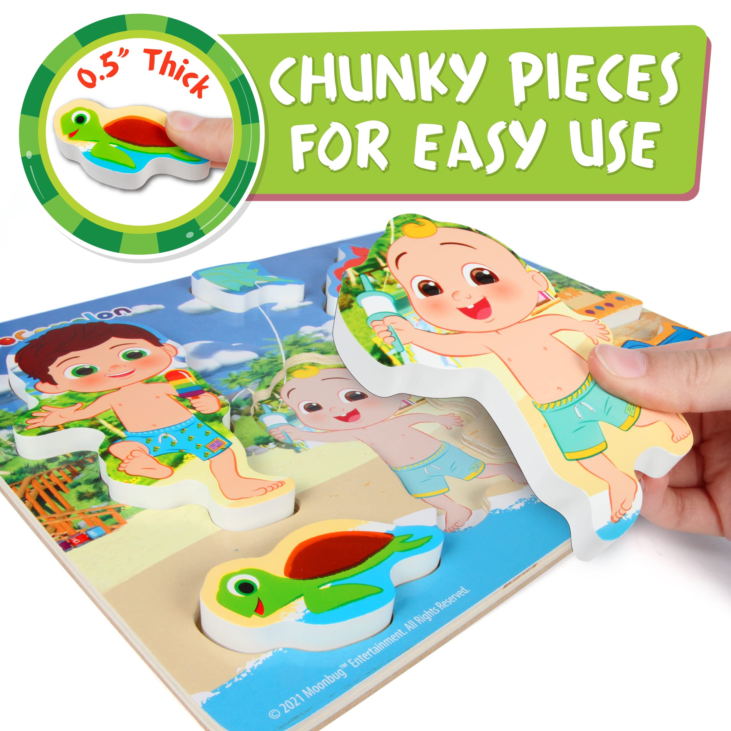 Buy Chunky Puzzles for Toddlers 3in1 Wooden Puzzles for