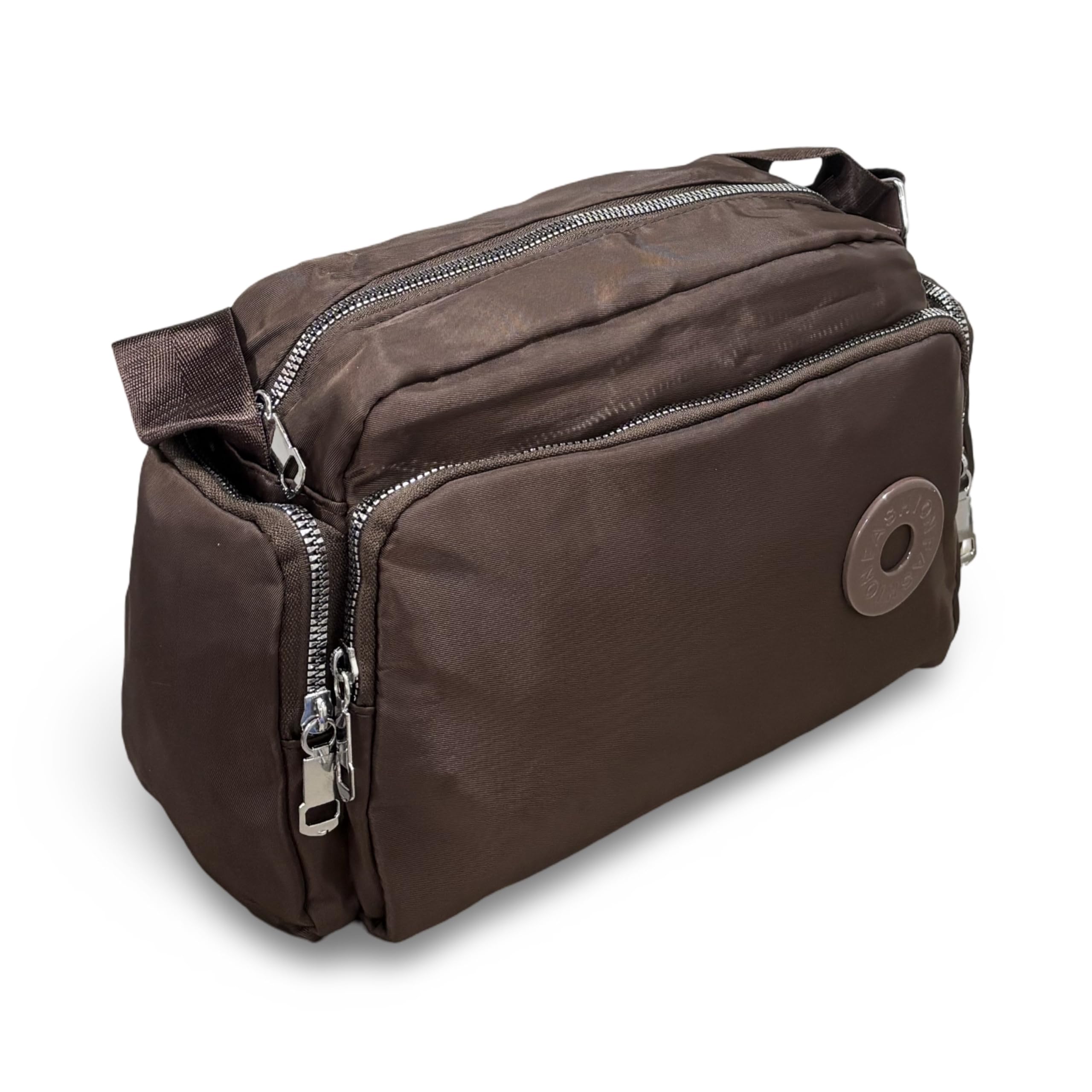 Women's Nylon Crossbody Sling Bag | Multi-Compartment | Lightweight | Adjustable Wide Strap-image-29