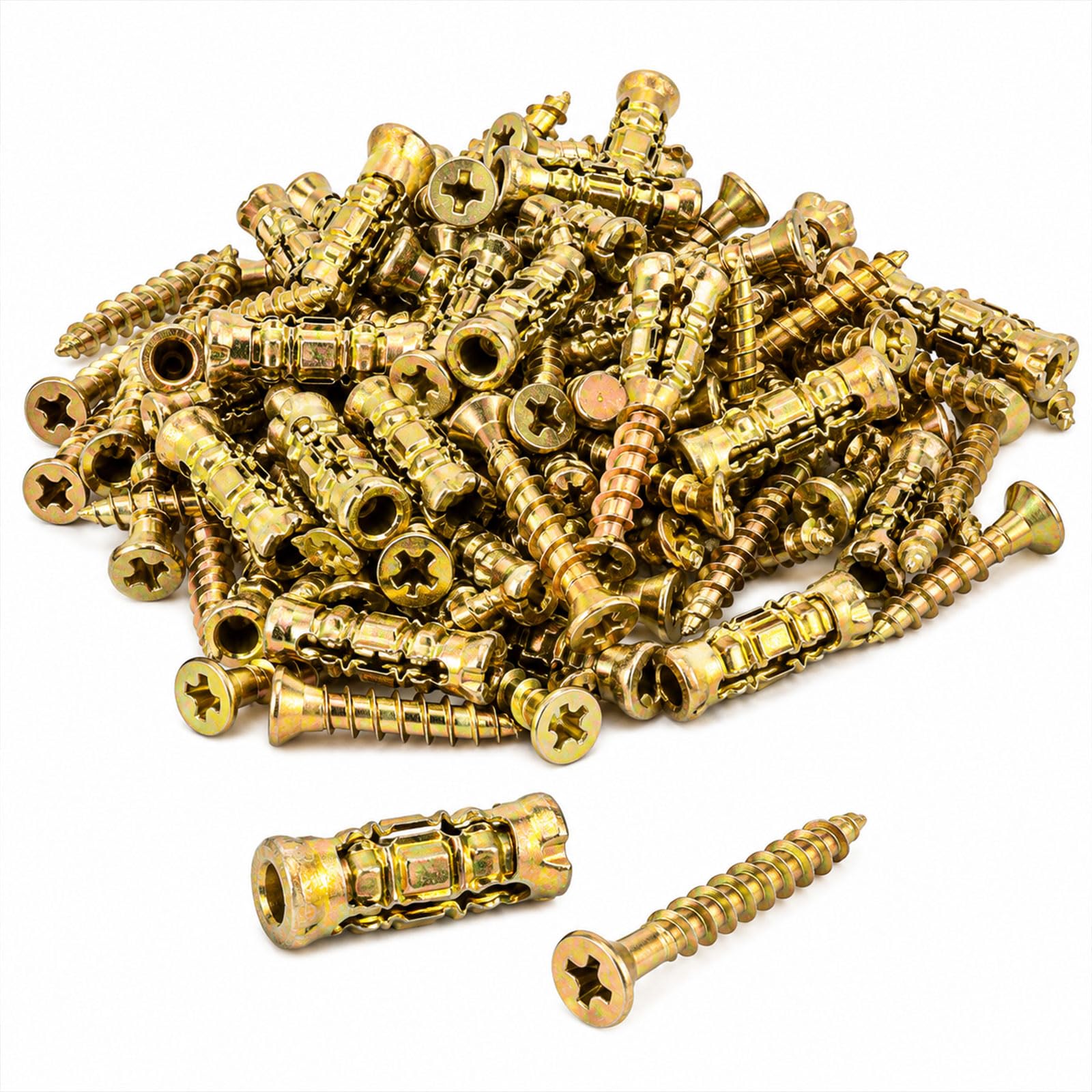 100PCS Expansion Screw Set for Hinge Repair