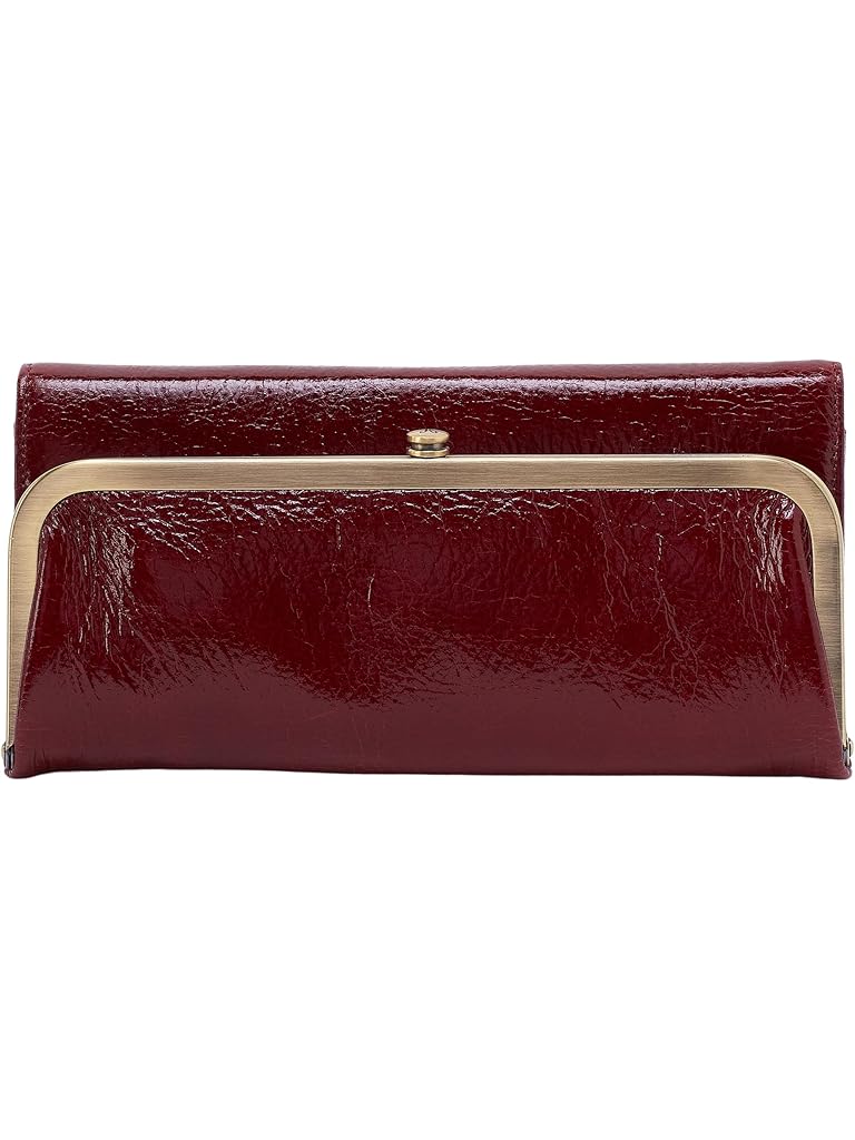 Burgundy HOBO Rachel Continental Wallet