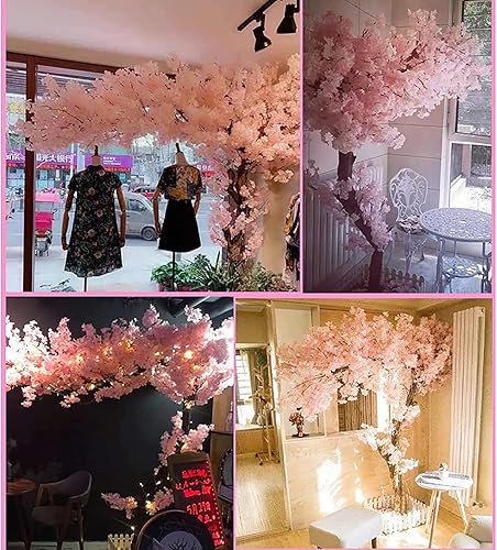 Miniatura 5 de Decoración de flor de cerezo, árbol de flor de cerezo, árbol de cerezo llorón, árbol artificial, árbol de flor de cerezo artificial, plantas falsas