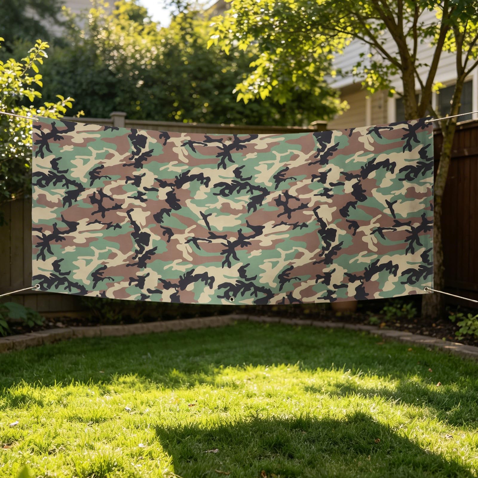Rete da Tiro Arco Camouflage in Fibra di Aramide Resistente, Design Portatile Protezione UV per Ambienti Indoor e Addestramento Tiro Arco Sicuro