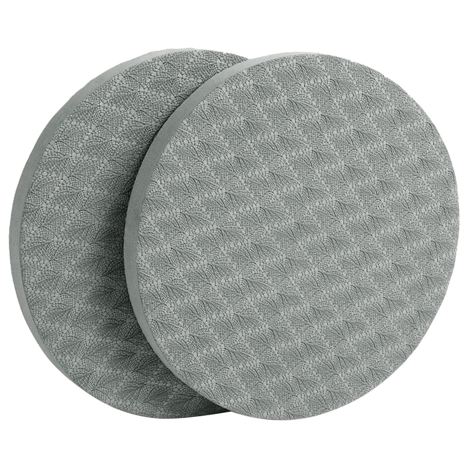Enakshi® Anti Slip Small Round Knee Pad Yoga Mats 2 Pieces Portable for Gym Exercise Gray|Sporting Goods | Fitness, Running & Yoga | Fitness Equipment & Gear | Exercise Mats-image-24