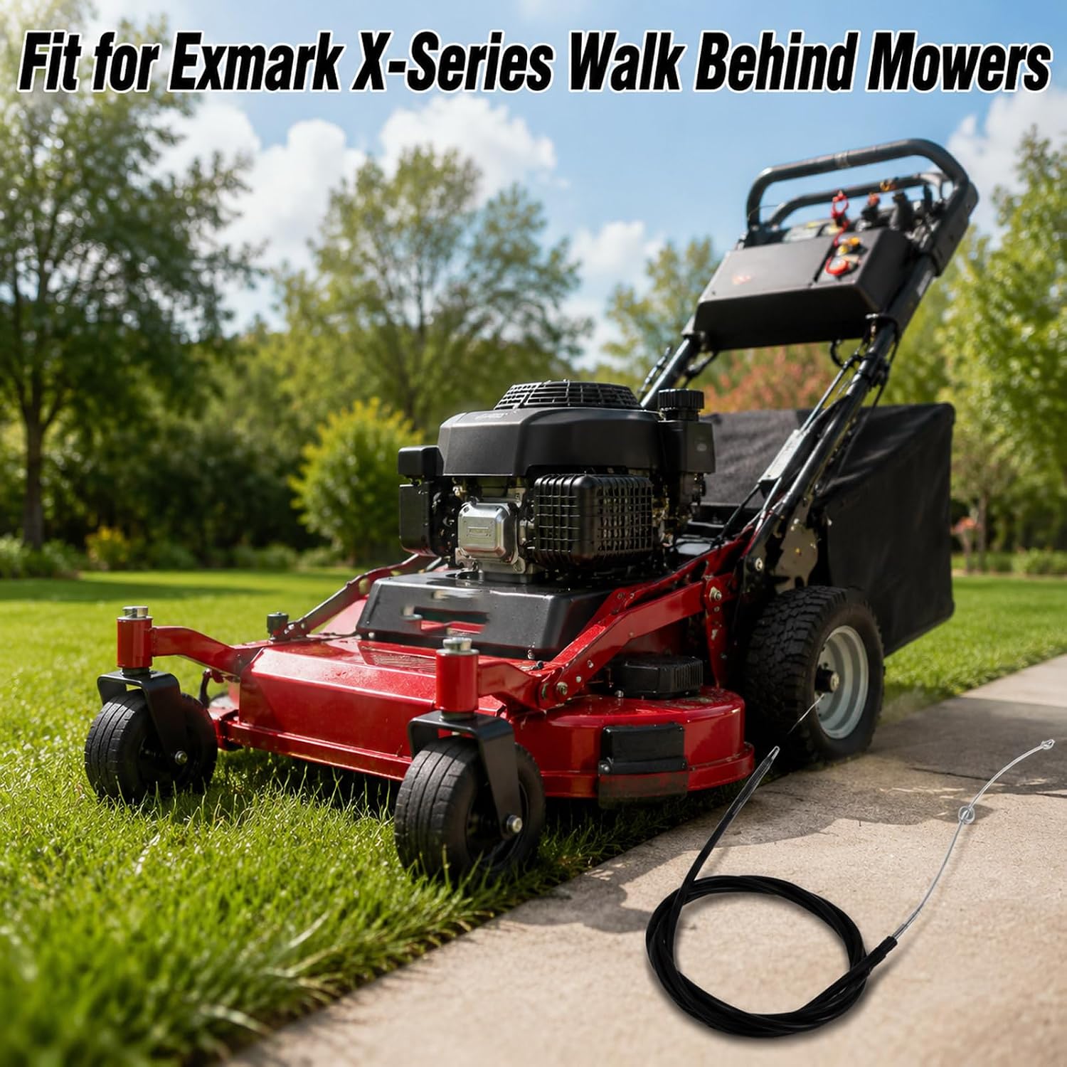 Parking Brake Cable Fit for Exmark X-Series Walk Behind Mowers