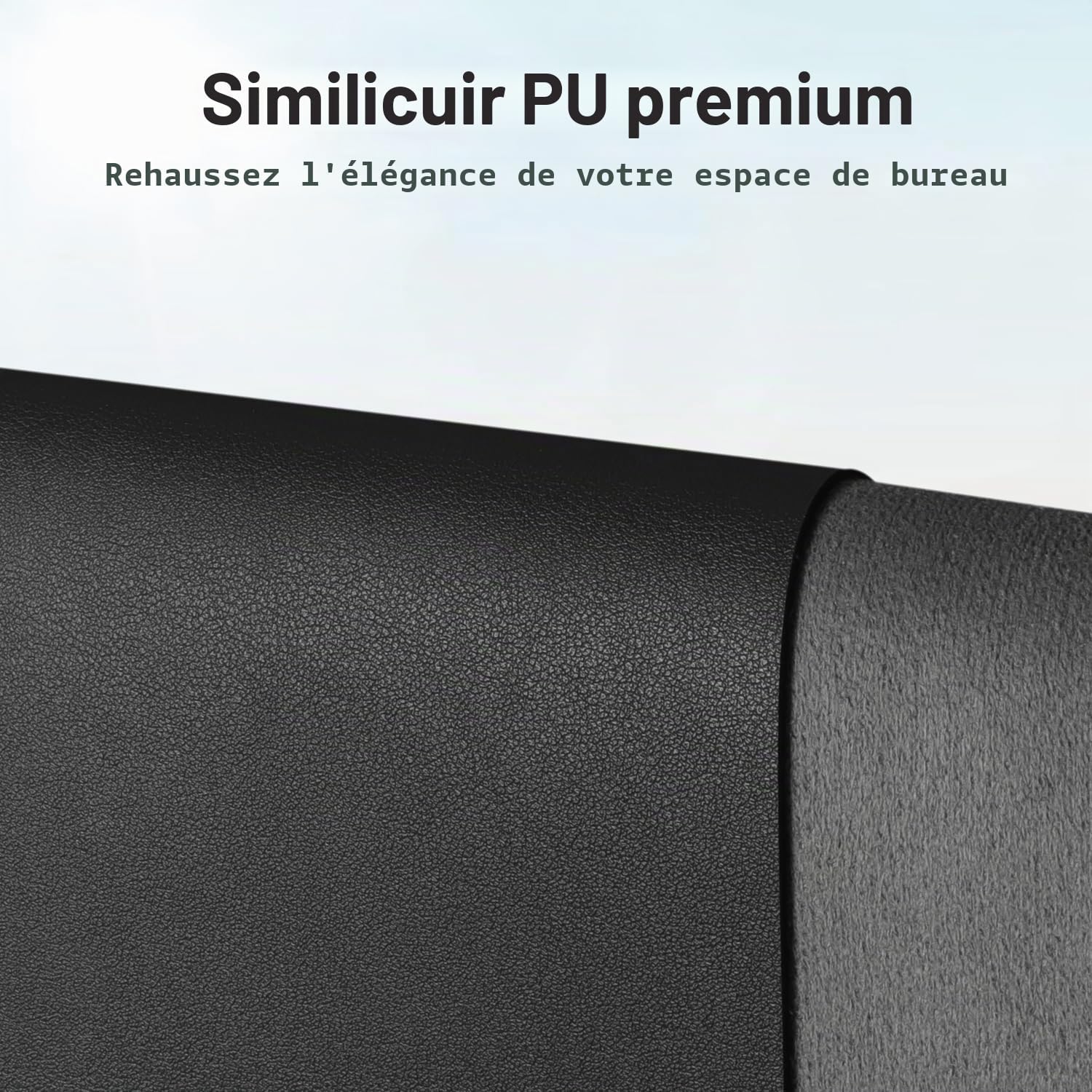 Aothia Sous-main, tapis de bureau en cuir PU, tapis de souris, protection de bureau a - Détails et caractéristiques