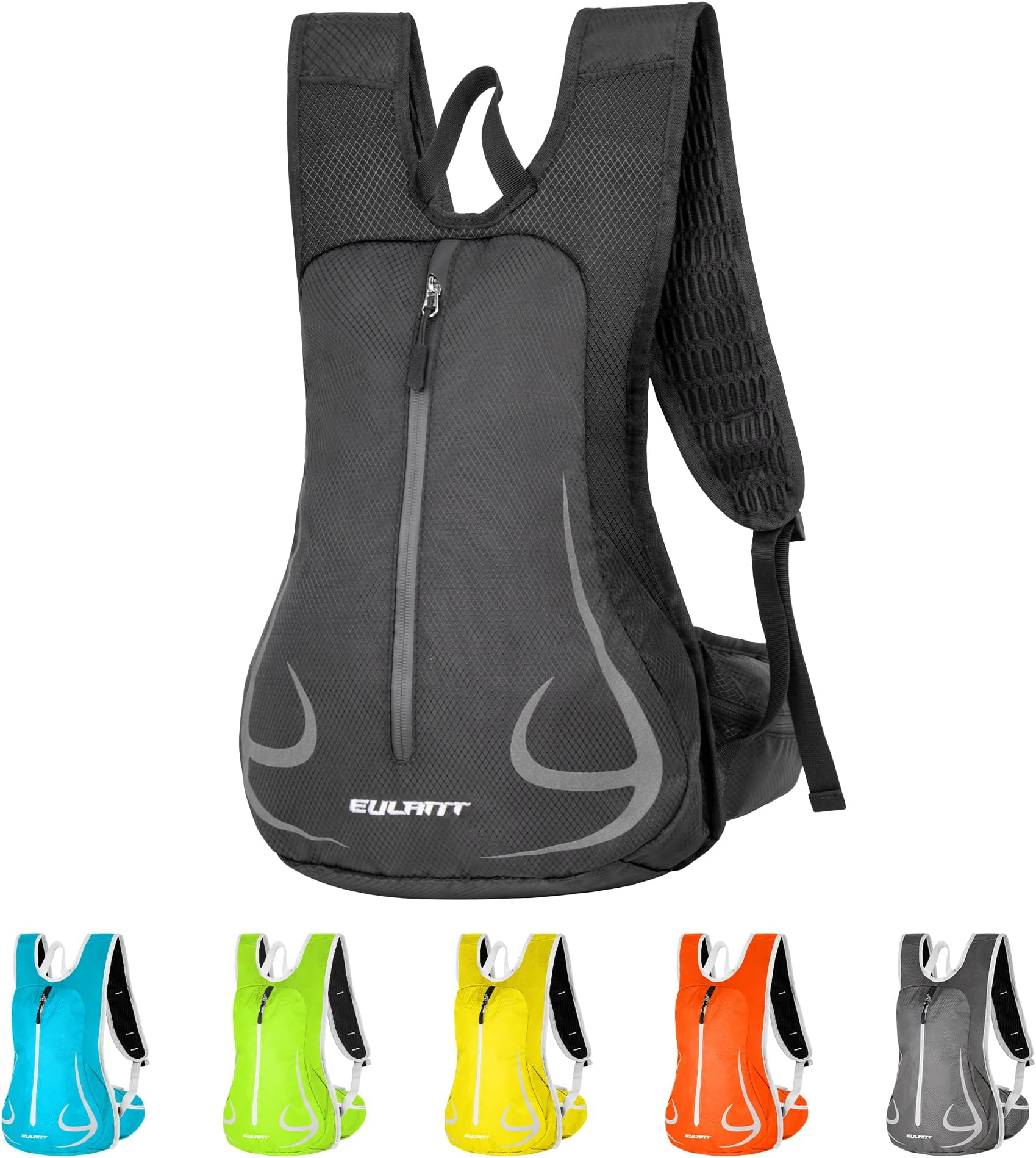 Lightweight Running Backpack 15L,Small Ski Rucksack,Waterproof Cycling Backpacks for Women & Men,Small Sports Rucksack for Runner Snowboard Trail Walking Commuting Hiking Biking