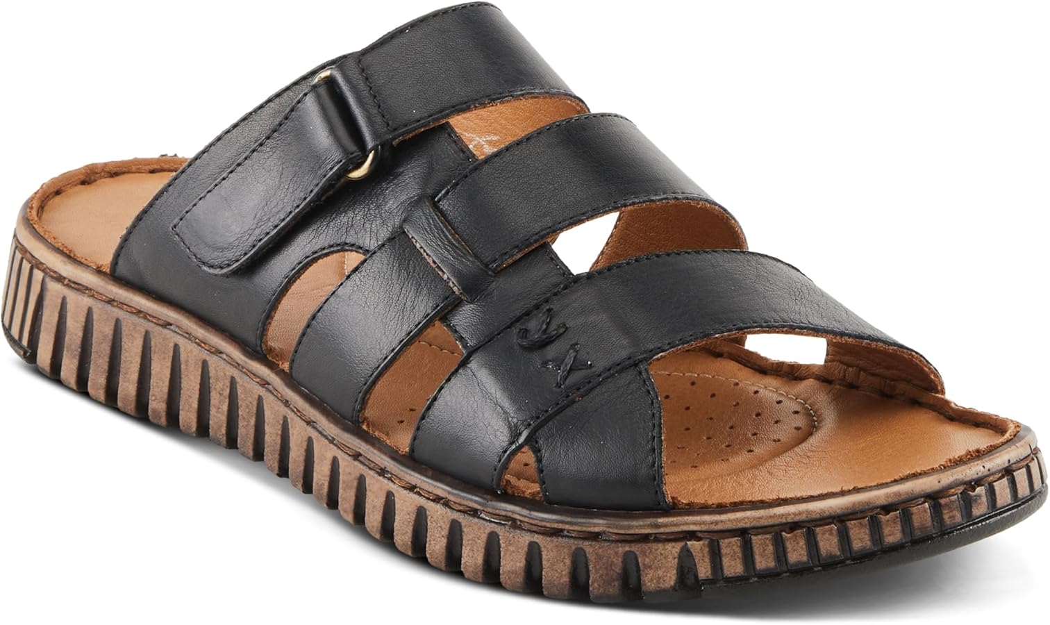 Amazon.com | Spring Step Women's Olly Sandal, Black, 5.5-6 | Slides