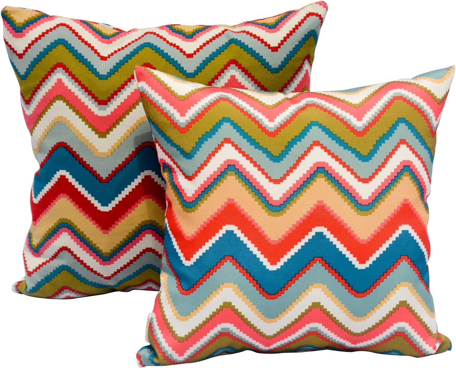 HOOOWOOO Outdoor Patio Throw Pillows Set of 2 with Inserts