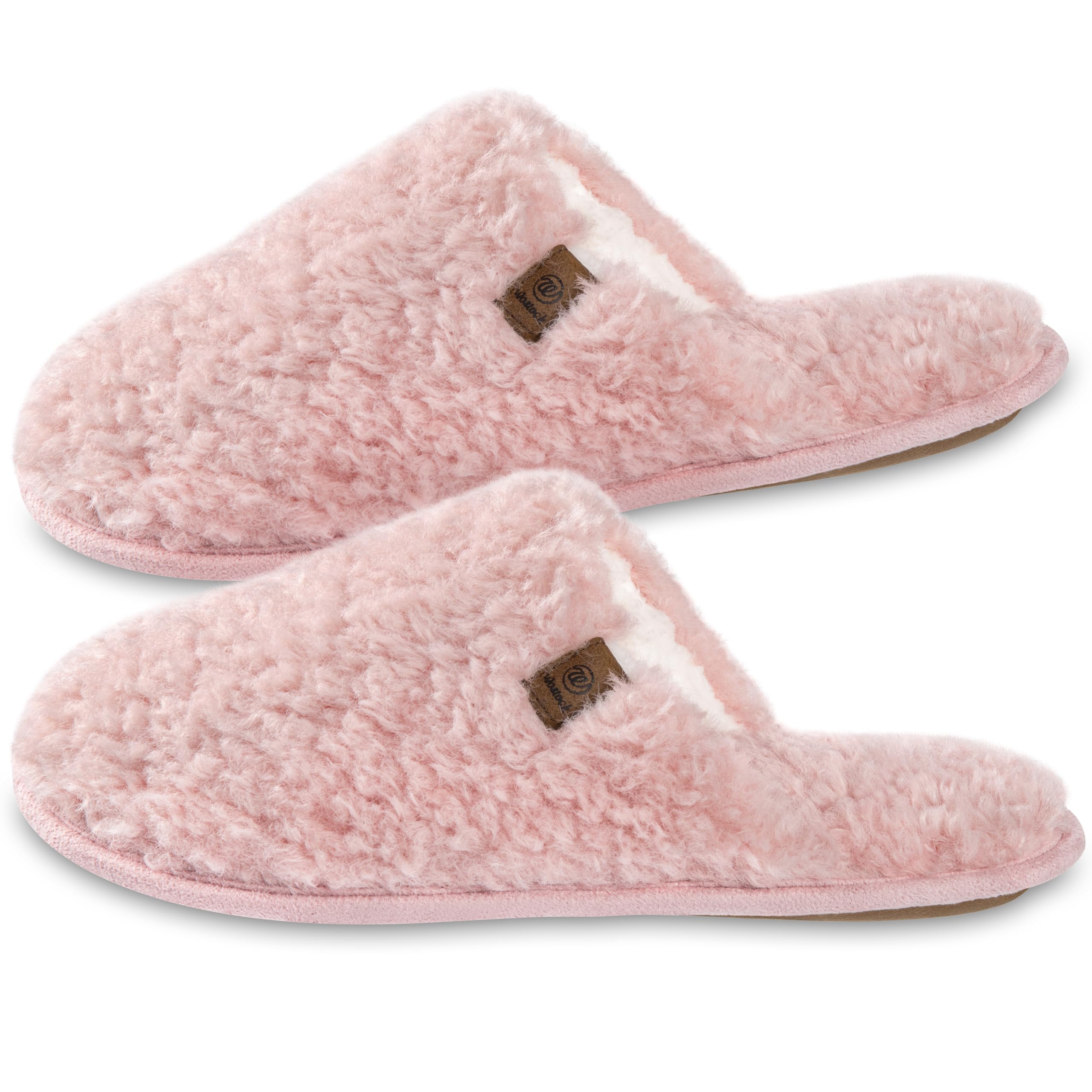 Wostock Ciabatte Donna Invernali Pantofole Donna Invernali Memory Foam Antiscivolo Comode per Ragazze per Interni ed Esterni