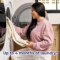 Vista 5 de Snuggle Fabric Softener Liquid, Ultra Concentrated, 80 Oz, 200 Medium Loads, Blue Sparkle Fabric Conditioner, Long-Lasting Fresh Scent, Softens