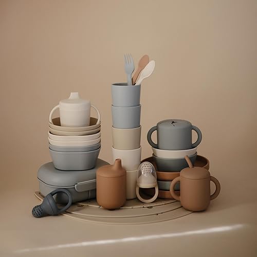 Miniatura 7 de mushie - Taza para merienda, contenedor de alimentos a prueba de derrames para niños pequeños y bebés.