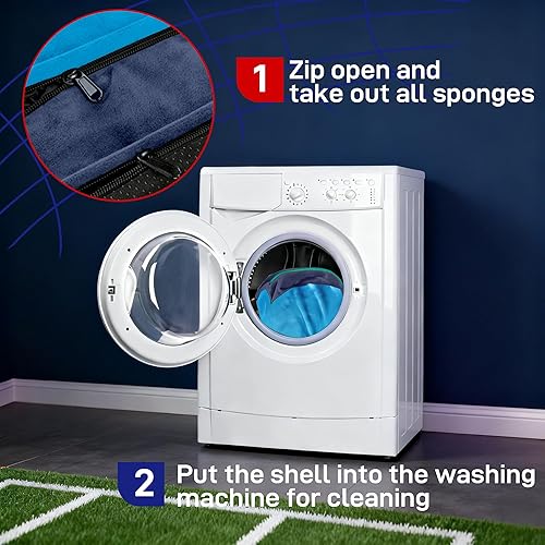 Miniatura 35 de Comfort Expression - Cama ortopédica para perros extragrandes, 53 x 42 pulgadas, cama impermeable y de apoyo de espuma con cojines removibles, con