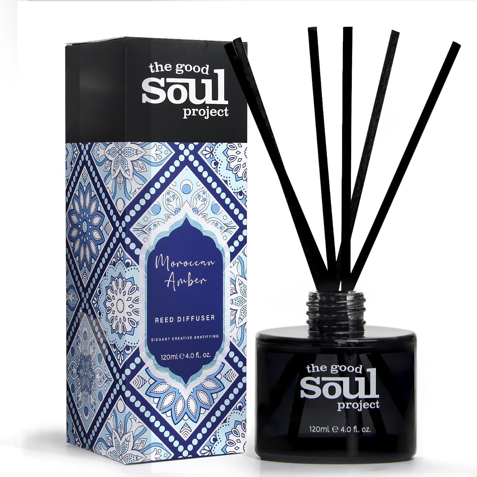 Amazon.com: THE GOOD SOUL PROJECT Reed Diffuser Set, Morrocan