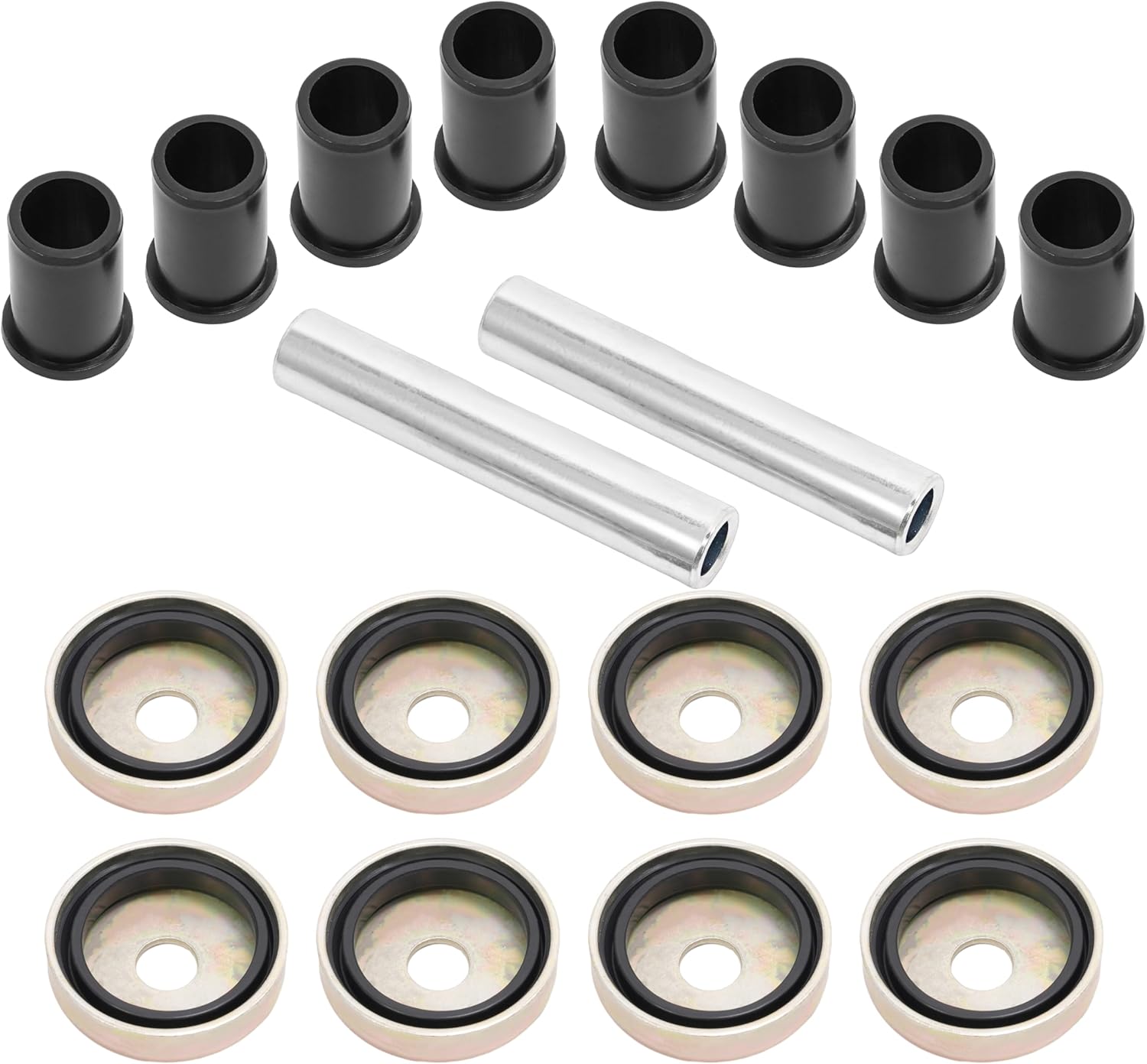 ALMULOO A-Arm Bushing Kit Compatible with Honda TRX500 520 Foreman Rubicon / TRX420 Rancher 2015-2022 Rear Left & Right Control Arm Replacement