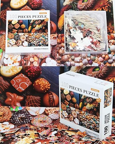 Miniatura 4 de Rompecabezas de 100 piezas, rompecabezas de 100 piezas, 100 piezas, para adultos y niños, adecuado para adultos y niños (100 unidades, D0005)