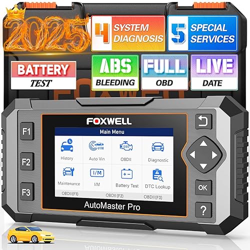 2026 FOXWELL NT614 Elite OBD2 Scanner with 5 Resets ABS