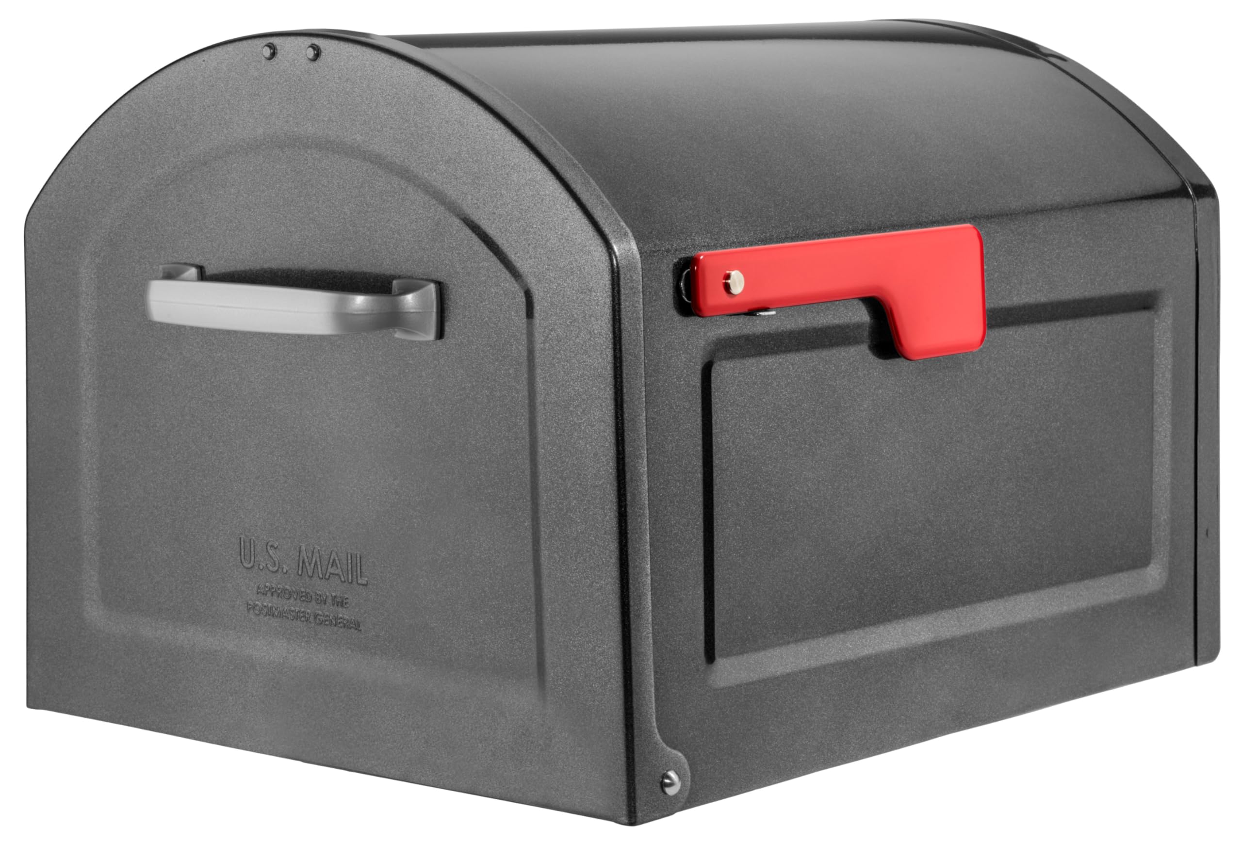 Architectural Mailboxes Pewter 950020P-10 Centennial Post Mount Mailbox, Extra Large,