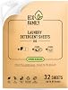 Eco Family Laundry Detergent Sheets Bio | 32 Sheets (Up to 64 Washes) | Spring Blossom | Concentrated Eco-Friendly | Natural Enzymes, Plastic-Free, Non-Toxic, Vegan | Removes Tough Stains | HE Safe