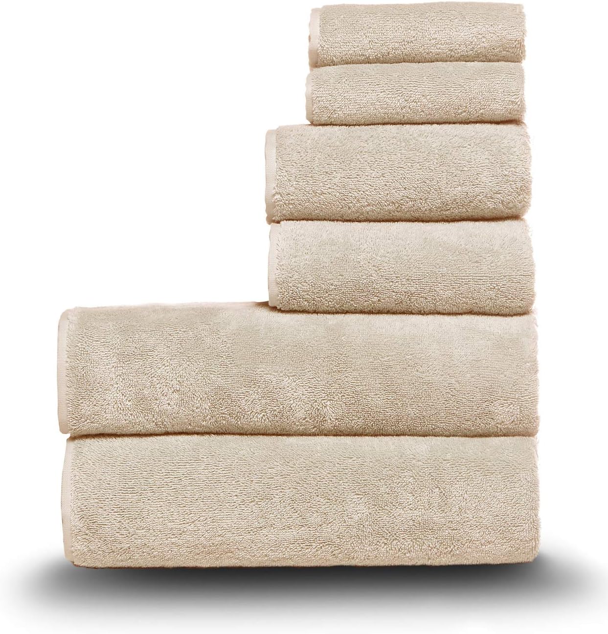 set di asciugamani per 4