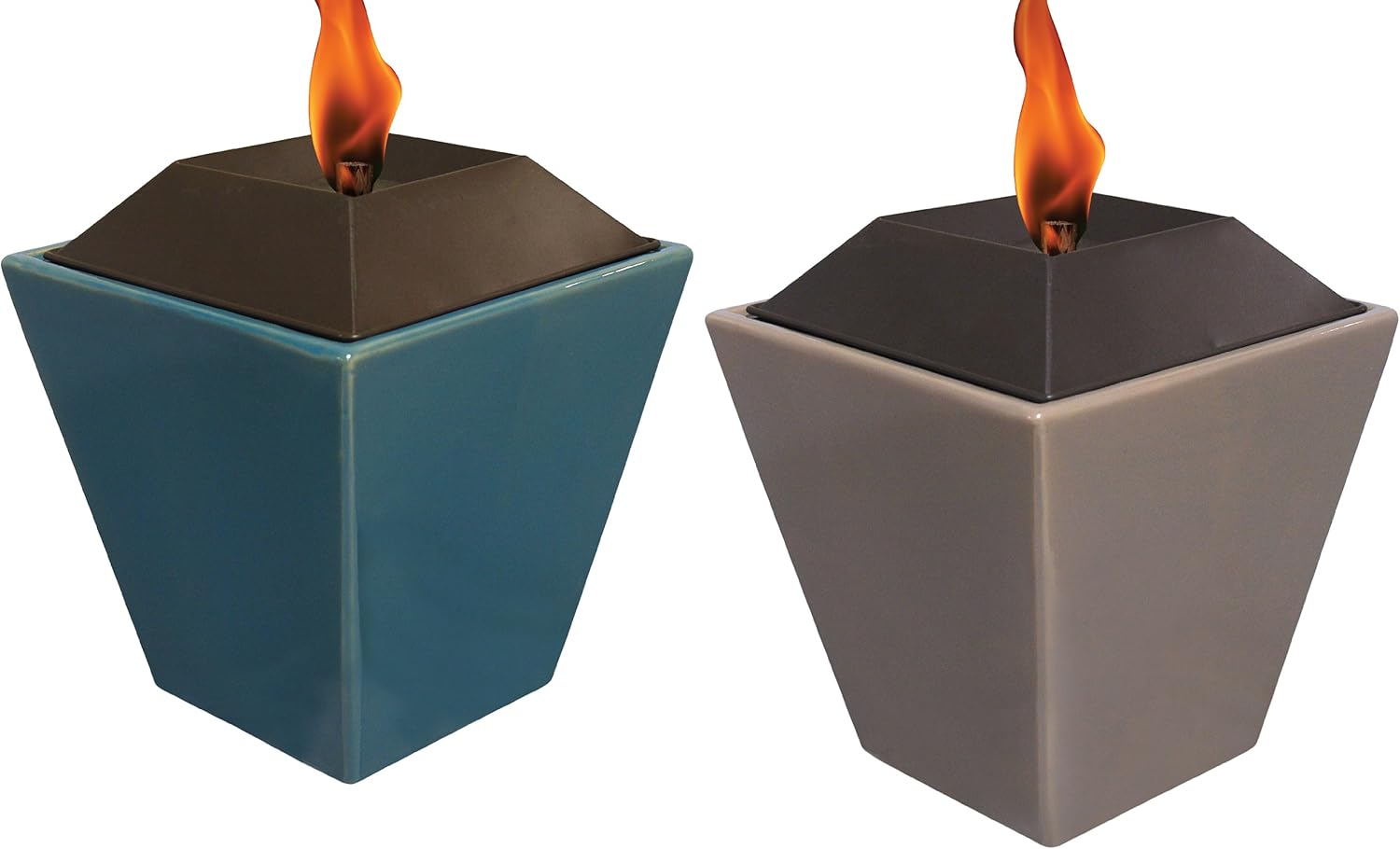 TIKI 1113050 Old World Market Ceramic Table Top Torch