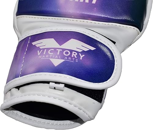 Miniatura 4 de Guantes de boxeo para mujer, de piel sintética, sin dedos, para kickboxing, sparring, Muay Thai y bolsa pesada