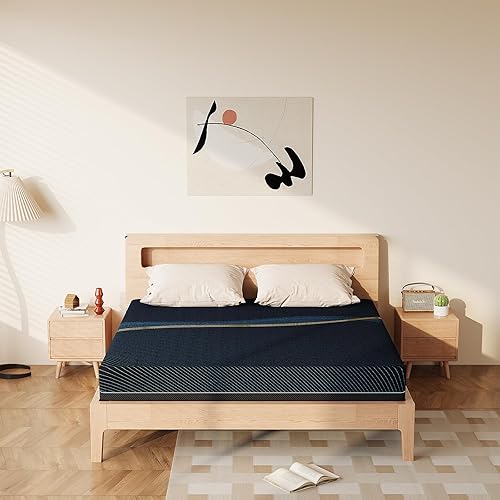 Crystli King Mattress 12 Inch, Gel Memory Foam King Size Mattresses, Activated Charcoal Infused, Medium Firm Bed Mattress in a Box for Pressure Relief, Fiberglass-Free, CertiPUR-US Certified, Black