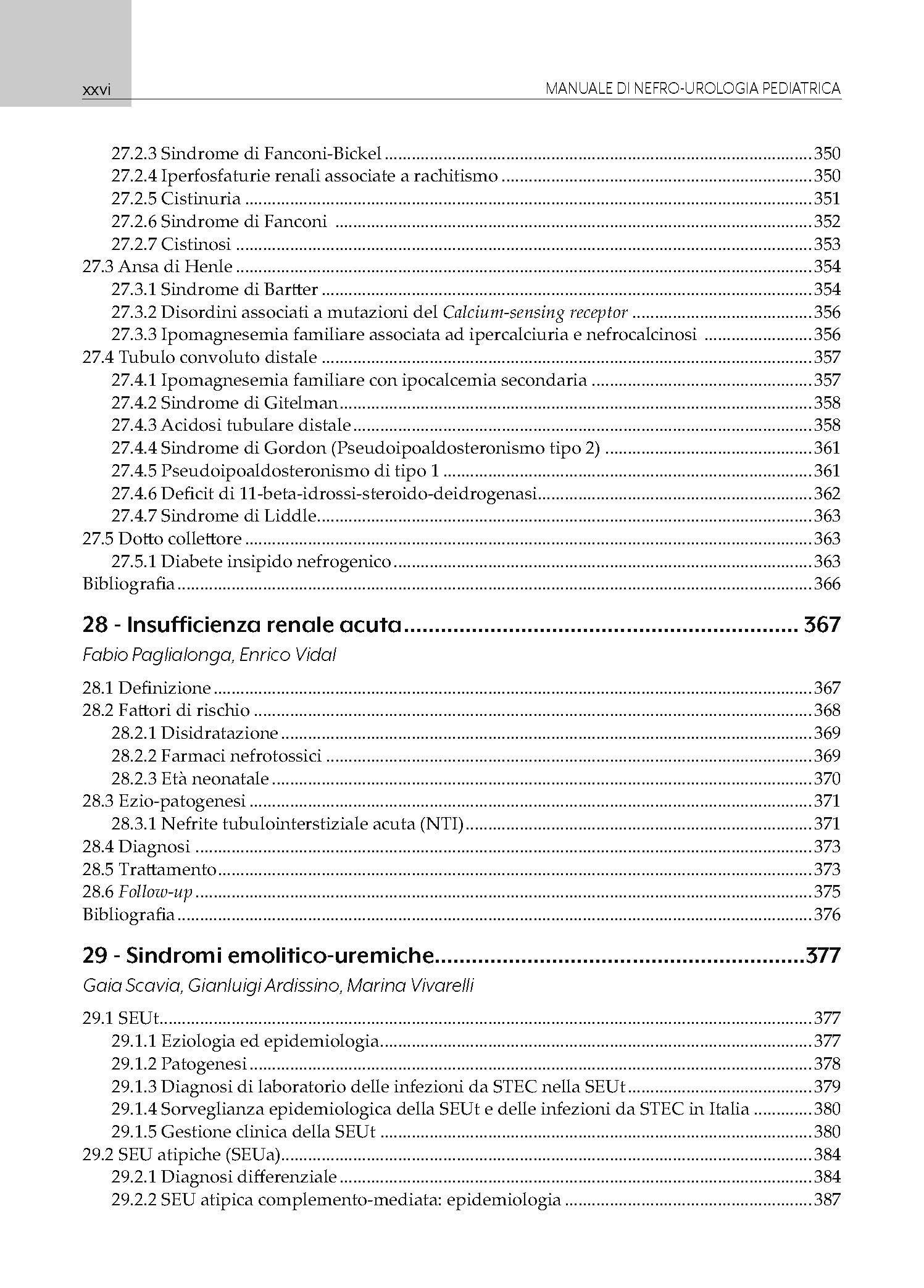Manuale di Nefro-Urologia Pediatrica