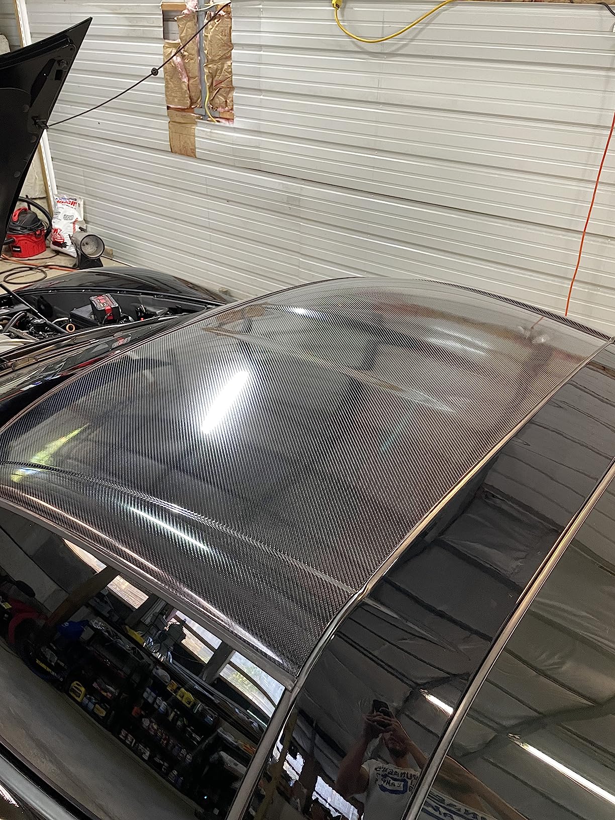 25/mo Finance Tinybot Vinyl 6D Carbon Fiber Gloss Car Wrap with Air Release Technology 5 X