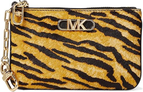 Michael Kors Tarjetero pequeño Parker, Caléndula, talla única , Parker - Tarjetero pequeño para llaves