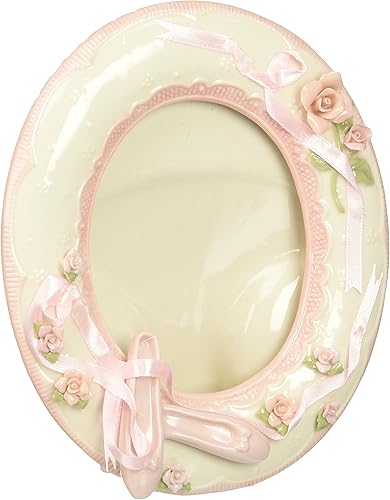 Cosmos 96459 - Marco de fotos ovalado de porcelana fina, 7-1/2 pulgadas