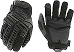 Mechanix Wear: M-Pact Covert Tactical Gloves with Secure Fit, Touchscreen Capable Safety Gloves for Men, Work Gloves with Impact Protection and Vibration Absorption (Black, Large)