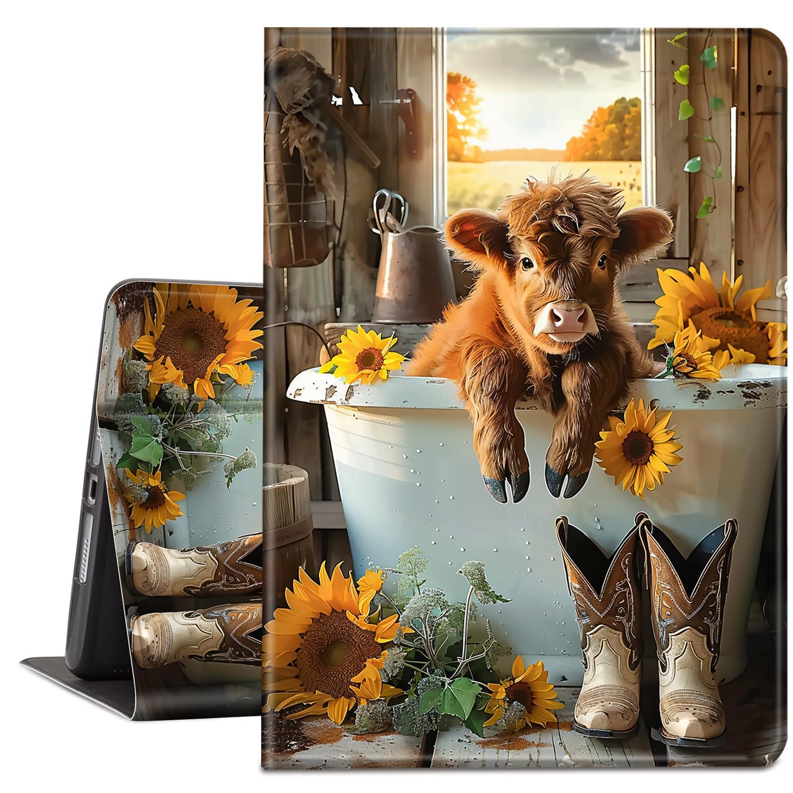 Funda para Kindle Paperwhite de 12ª generación de 7 pulgadas y Kindle ColorSoft Signature Edition, piel sintética duradera, delgada y ligera, funda protectora para tableta, apagado y