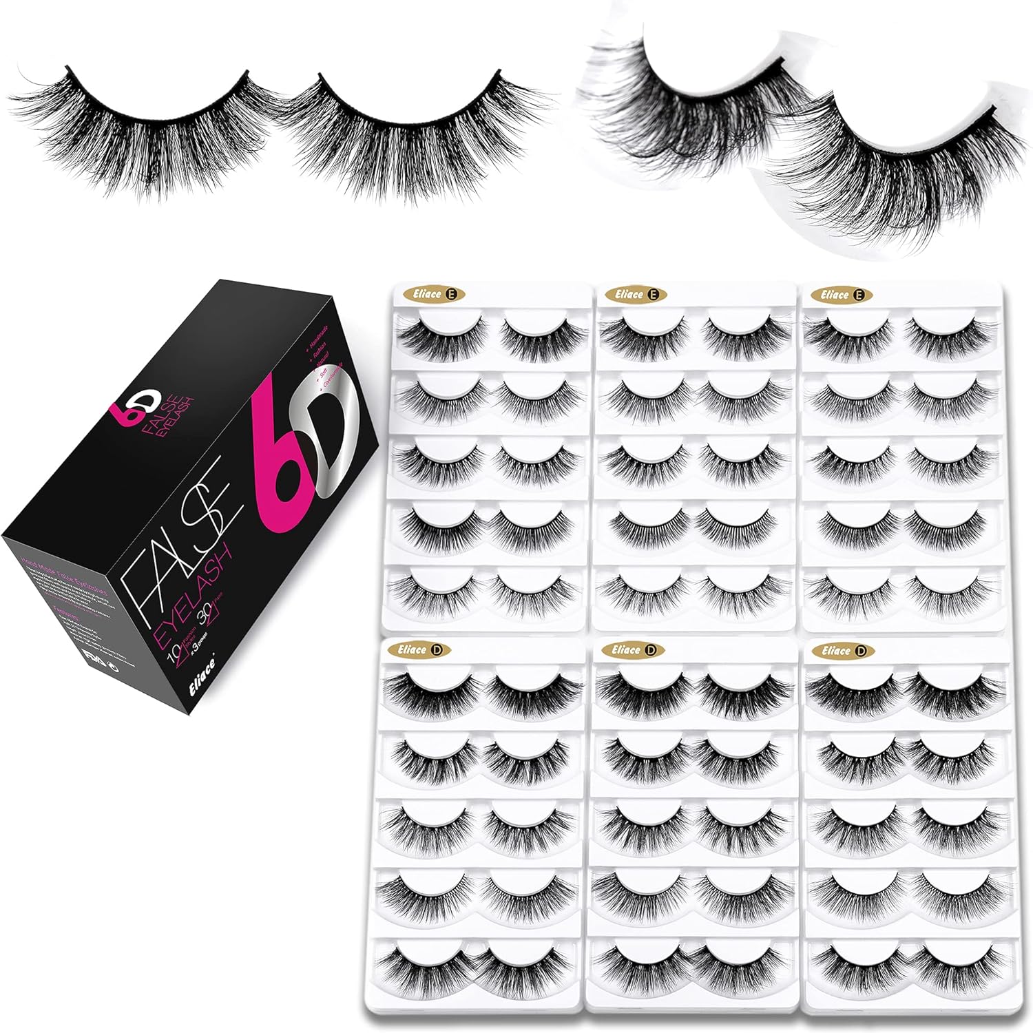 Eliace 6D Volume Mink lashes