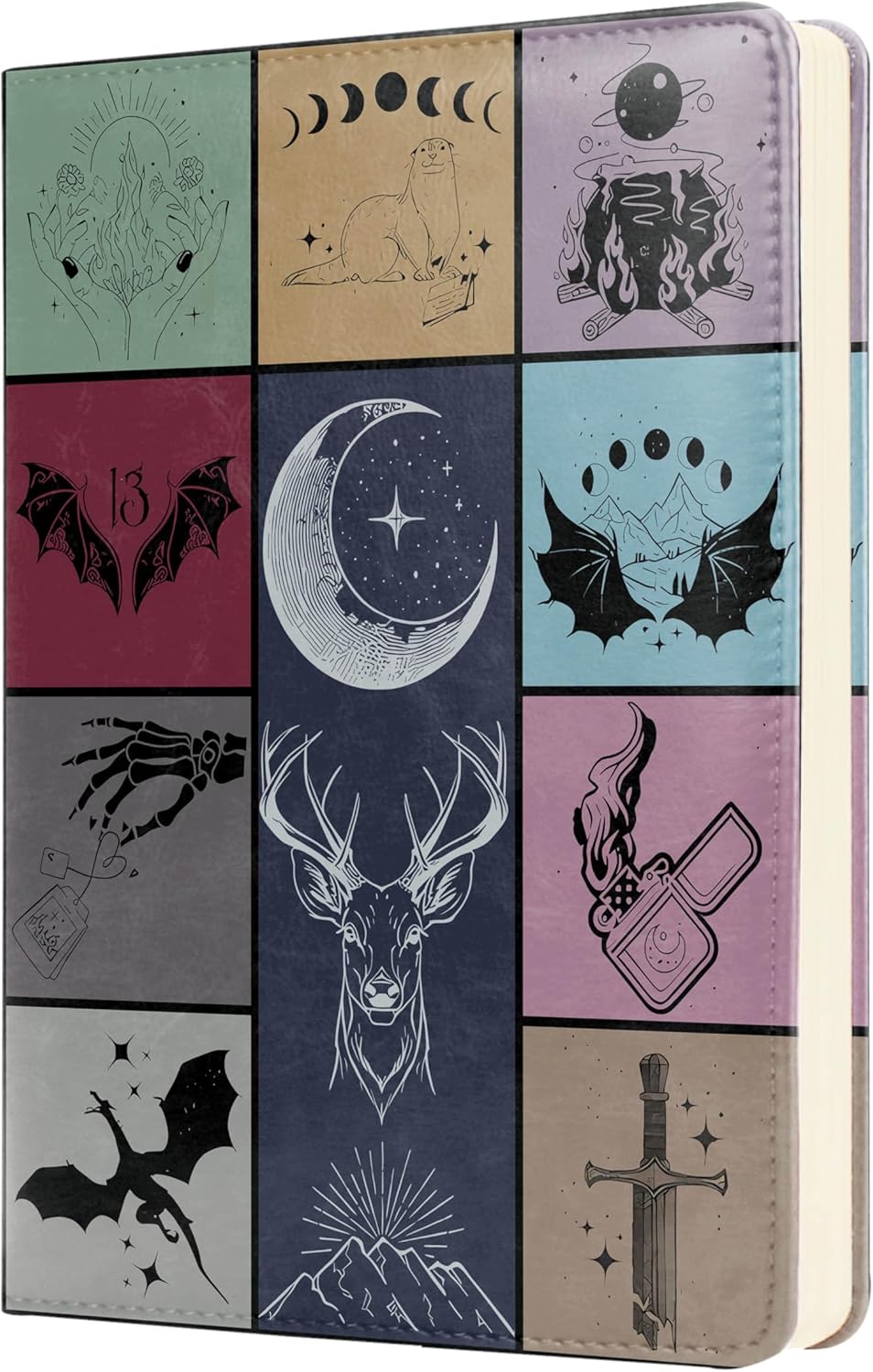 Throne Themed Gift Velaris City of Starlight Journal Notebook Readers Gift Bookish Gift Glass Fiction Fan Gift Book Inspired Gift,200 Pages(Throne Color A5)