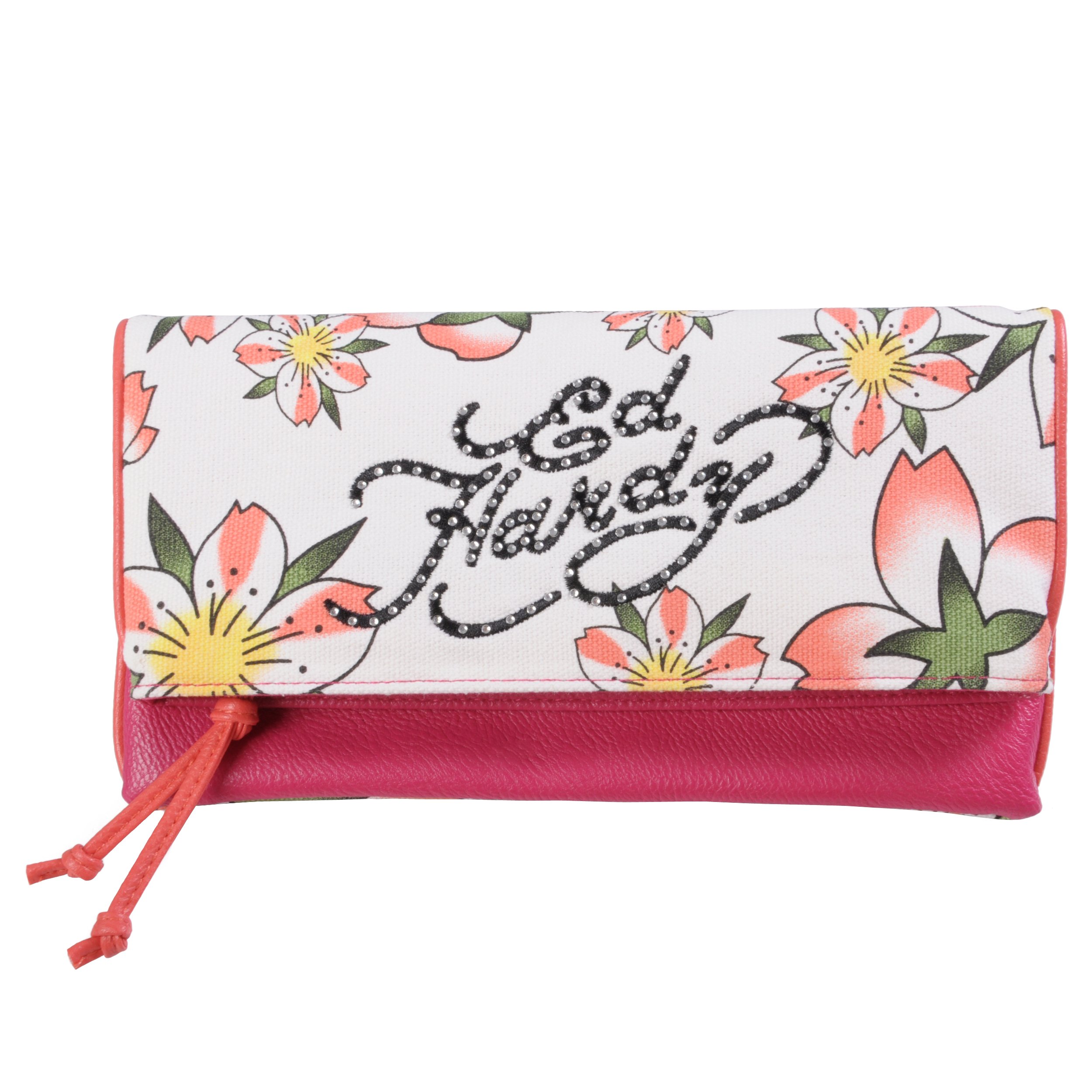 Ed Hardy Fresh Flowers Amarylis Clutch