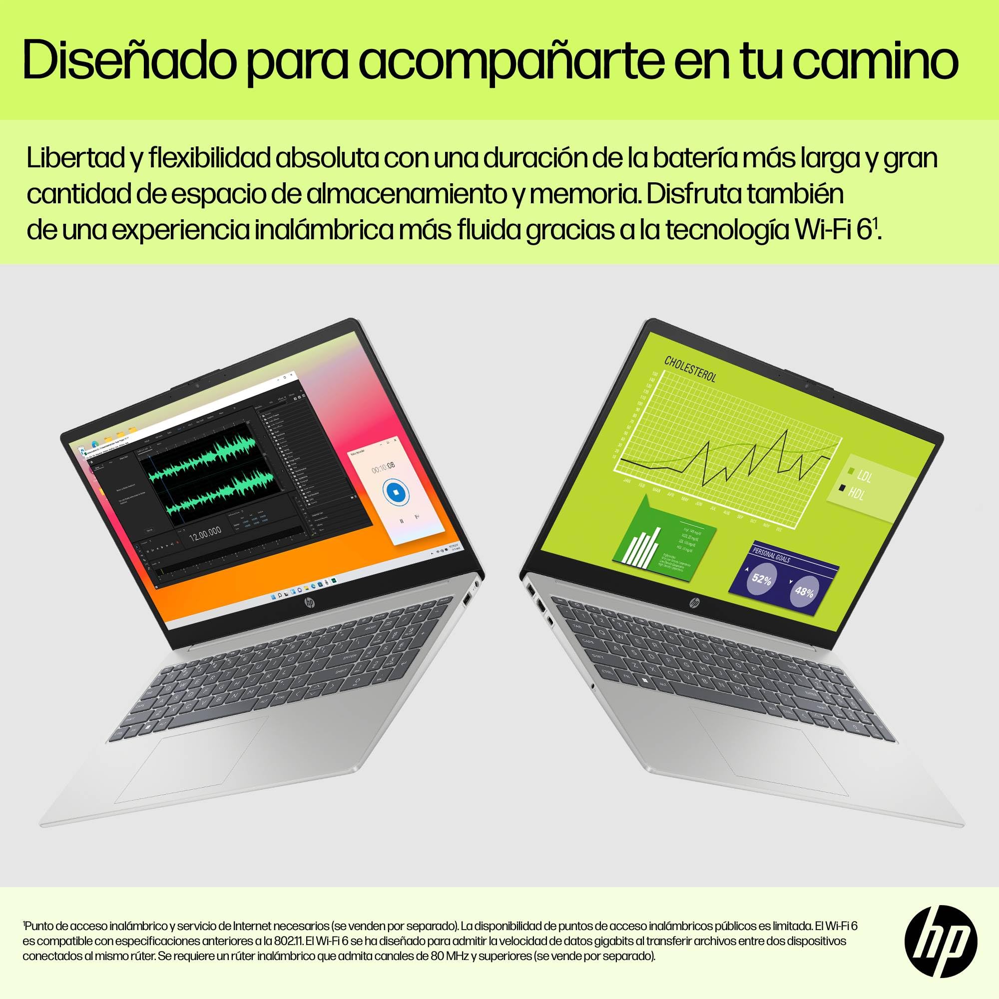 HP 15-fd0402ns - Ordenador portátil de 15.6" FHD (Intel Core 5 120U, 16GB RAM, 1TB SSD, Intel Graphics, Windows 11) Blue - Teclado QWERTY Español