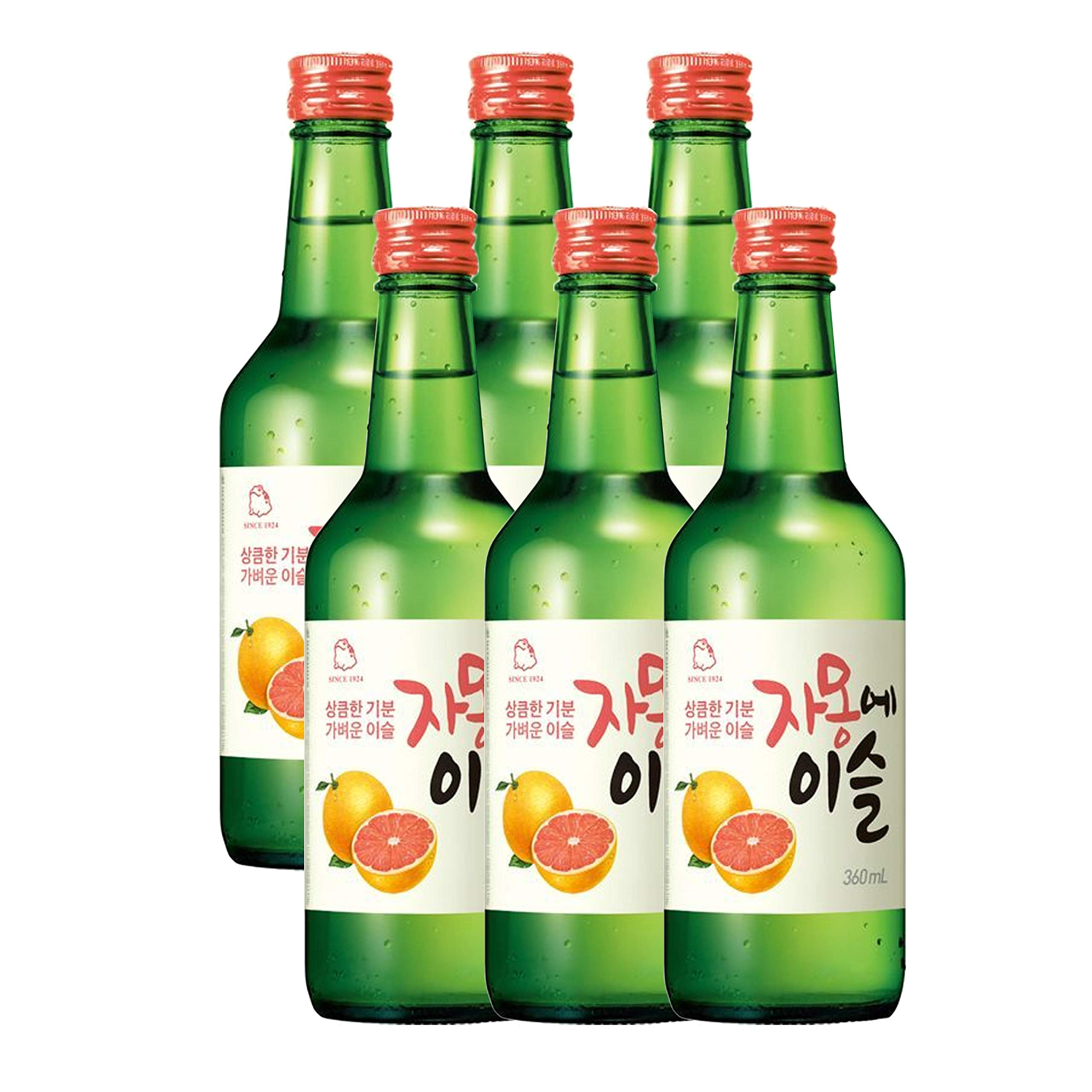 Jinro Soju Selection - Grapfruitgeschmack 6er Set