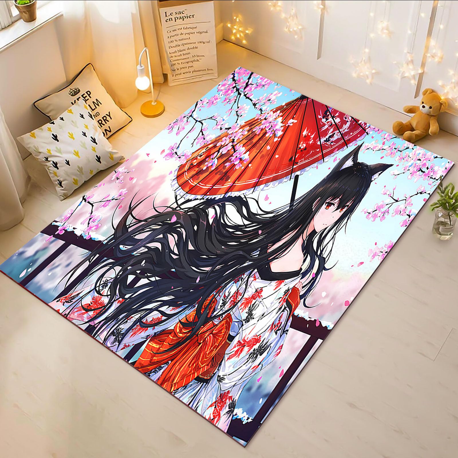 Tapis de salon anime japonais à offrir pour décorer une chambre