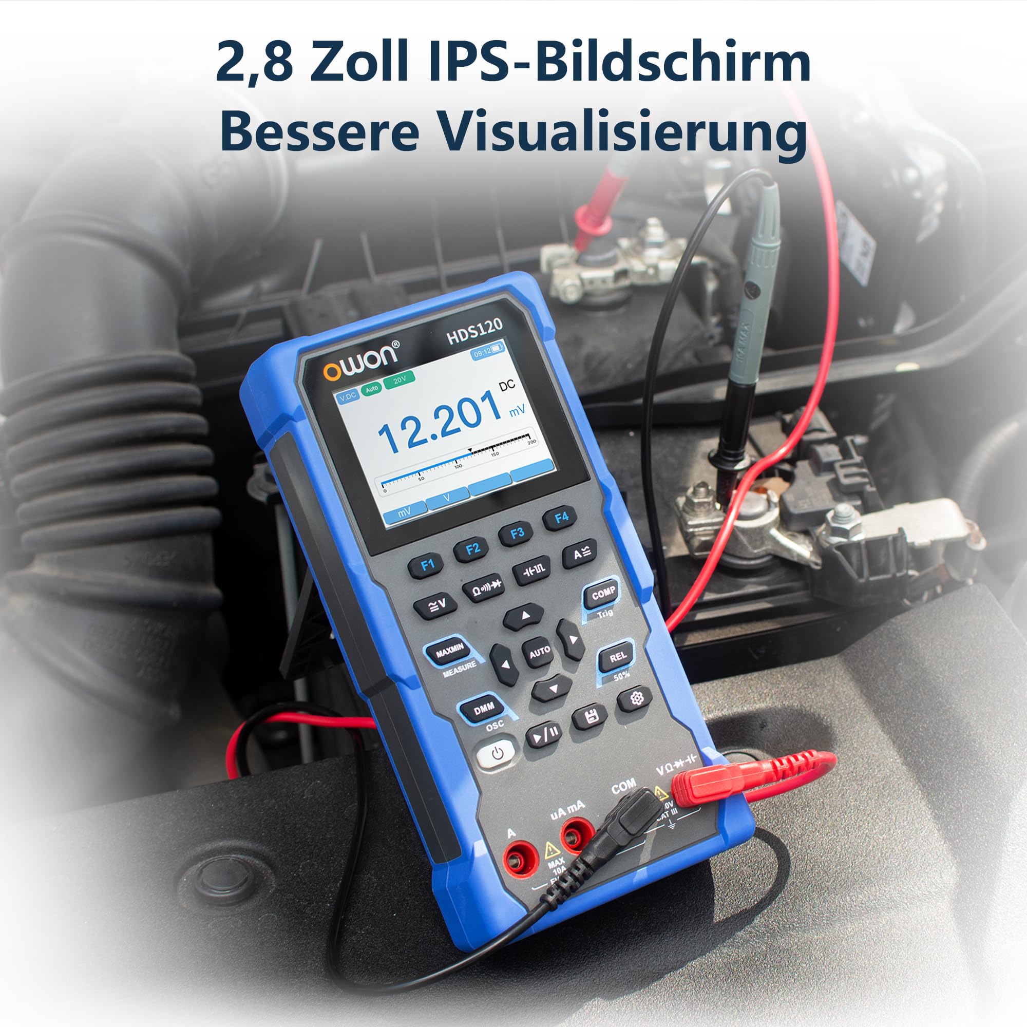 HDS120 1MHz Bandbreite Oszilloskop Multimeter 2 in 1 Funktion | für mehrere Tester