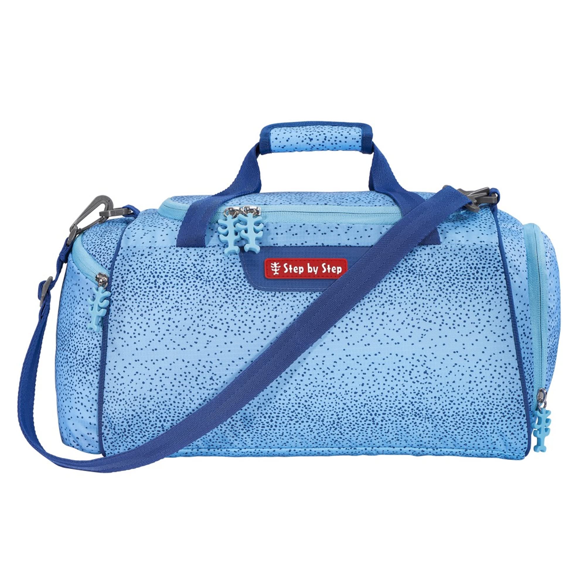 Step by Step Sporttasche „Wild Horse“, blau, mit Nasswäschefach, Abnehmbarer Tragegurt, Verstellbarer Schultergurt, für Mädchen 1. Klasse, 13L
