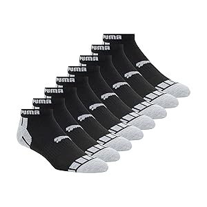 PUMA Men's 8 Pack Low Cut Socks