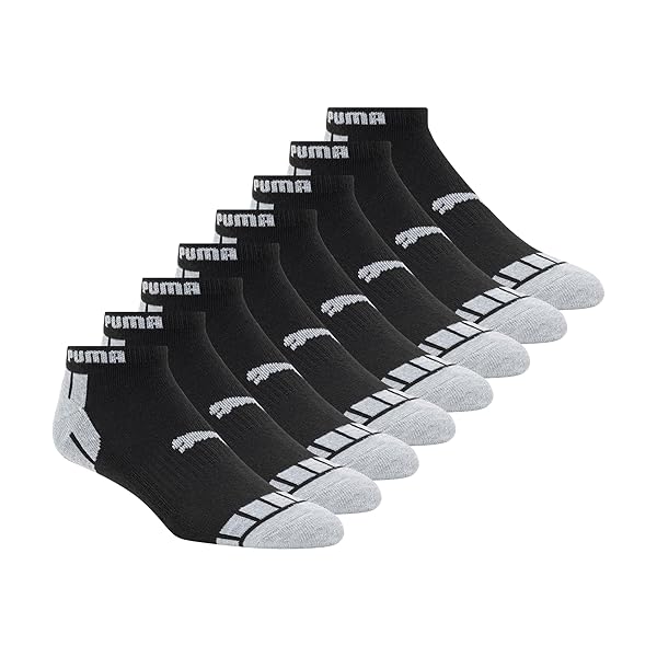 PUMA Men's 8 Pack Low Cut Socks