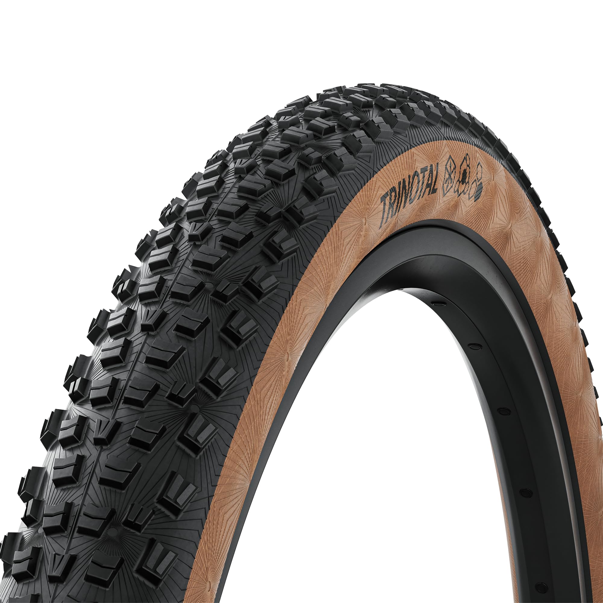Continental Trinotal Tubeless Ready Mountainbike-Reifen, 1 Stück, schnell und griffig auf gemischtem Gelände, E25 E-Bike, zusammenklappbar