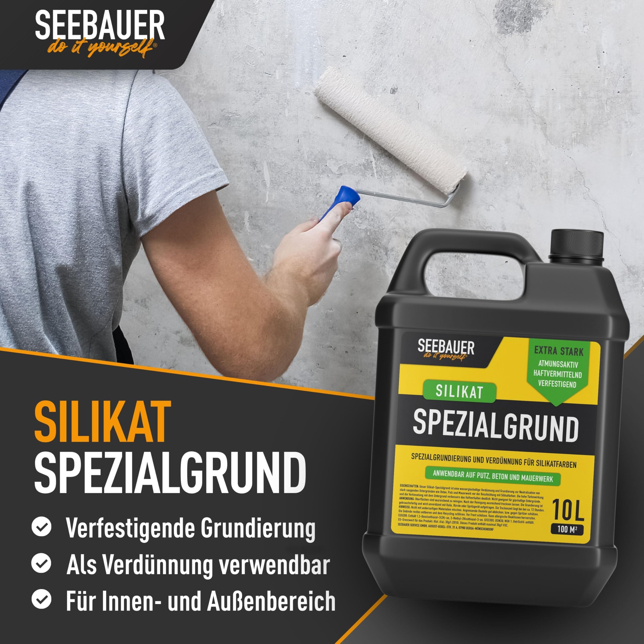Spezial-Silikatgrund 10L - Grundierung und Verdünnung für Silikatfarben im Innen- und Außenbereich