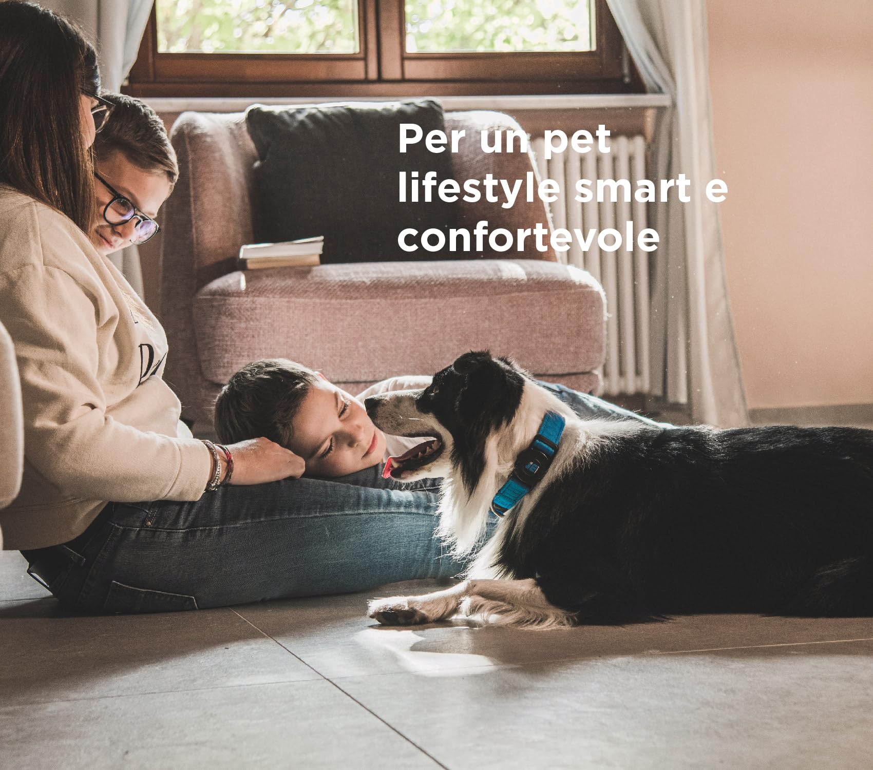 MyFamily Polyester Dog Training Leash with NFC Technology Made in Italy, Water Resistant, Practical and Comfortable, Handmade, Memopet Collection