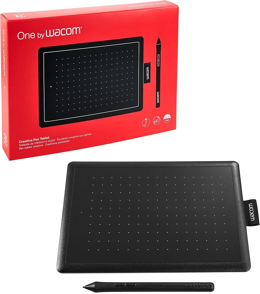 Amazon | One by Wacom - スモール、レッド、CTL-472/K0-CX | Wacom