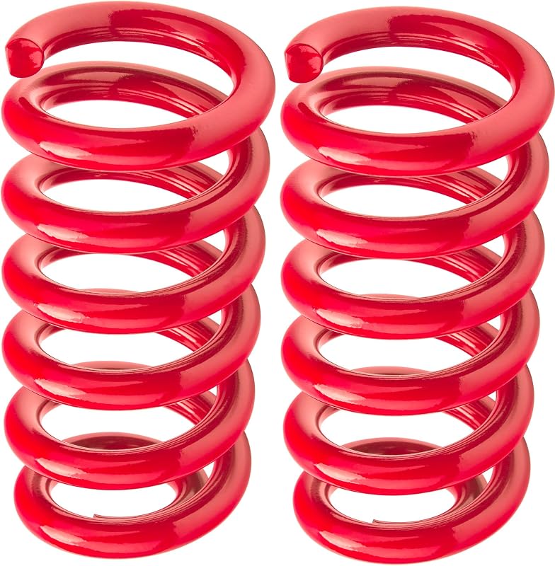 Kit de molas helicoidais dianteiras para rebaixamento de 3" springcraze para Silverado 1500/Sierra 1500 1999–2007 – Vermelho